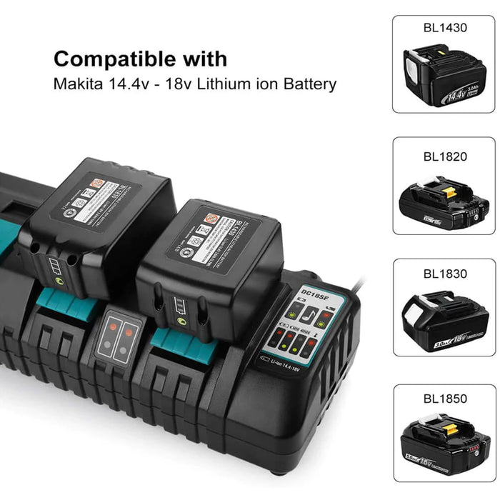 for Makita 18V Battery 6Ah Replacement | Bl1860 Battery 6 Pack