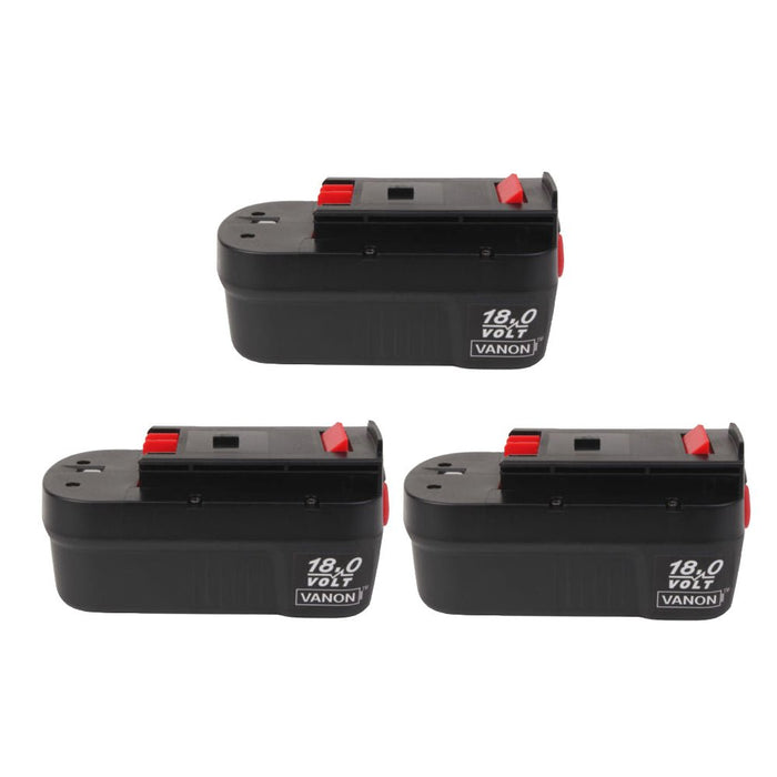 2 Year Warranty 18V Battery for Black & Decker A18 HPB18 HPB18-OPE - 2 PACK