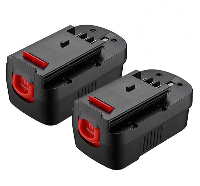 2Pack 3.6Ah HPB18 Ni-Mh Replacement Battery for Black and Decker 18V Battery  HPB18 HPB18-OPE Compatible with Black Decker Battery 18 Volt Tools A1718  FS18FL Firestorm Cordless Power Tool (Black) 