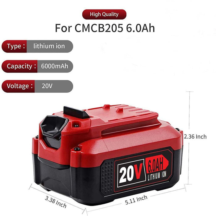 NEW Battery Charger Replacement For Craftsman V20 20V MAX Series Li-ion  Battery