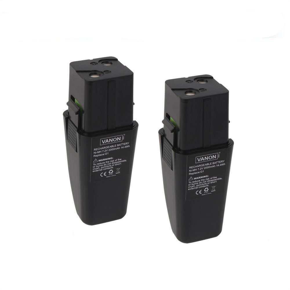 for Ryobi 18V 4.0Ah Battery Replacement 2&4 Pack with Charger for Ryobi 12V-18V P117 P104 Ni-CD & Li-ion