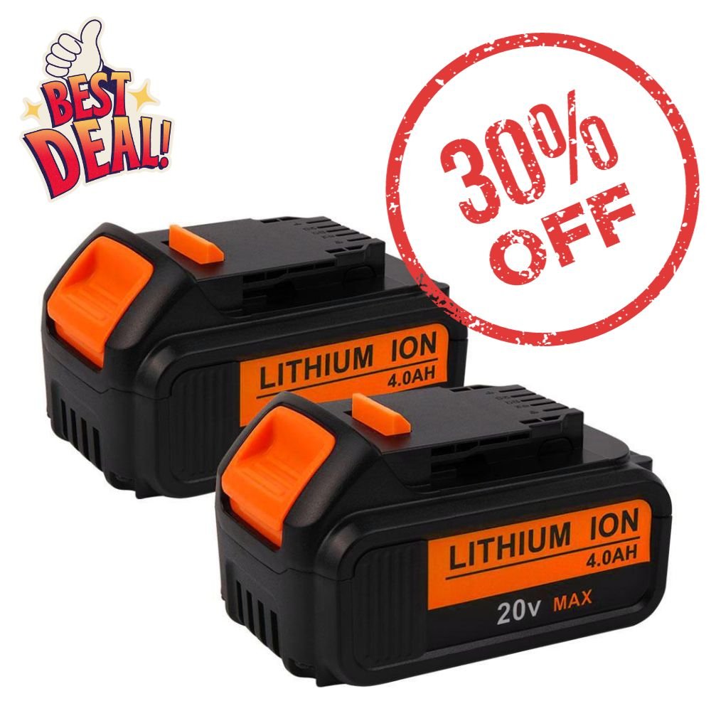 Black and Decker 20V MAX 4.0 Ah Lithium Battery Pack LB2X4020 from